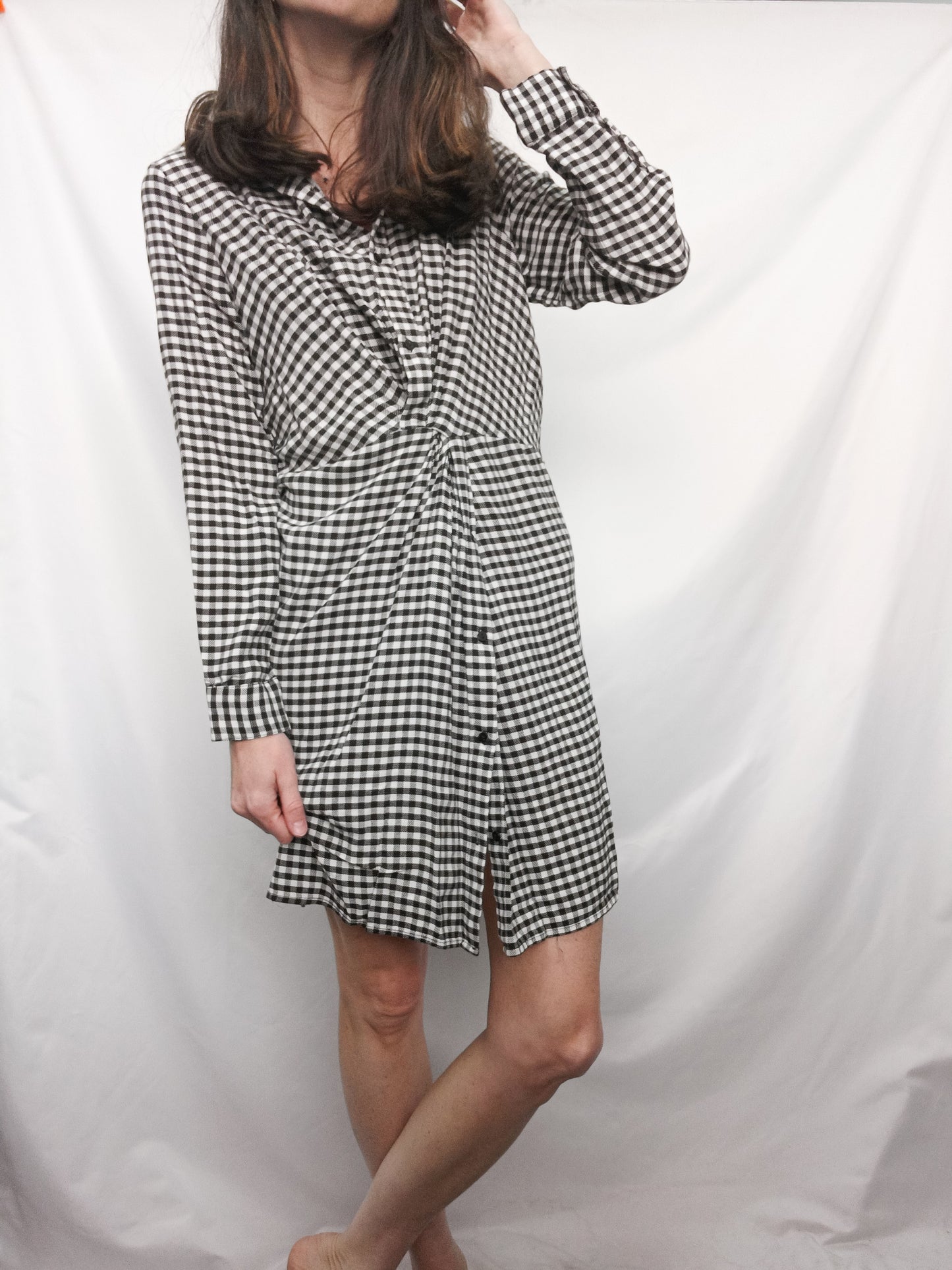 AMICHI. Gingham dress TM