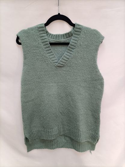 OTRAS. Chaleco verde agua T.u(m)