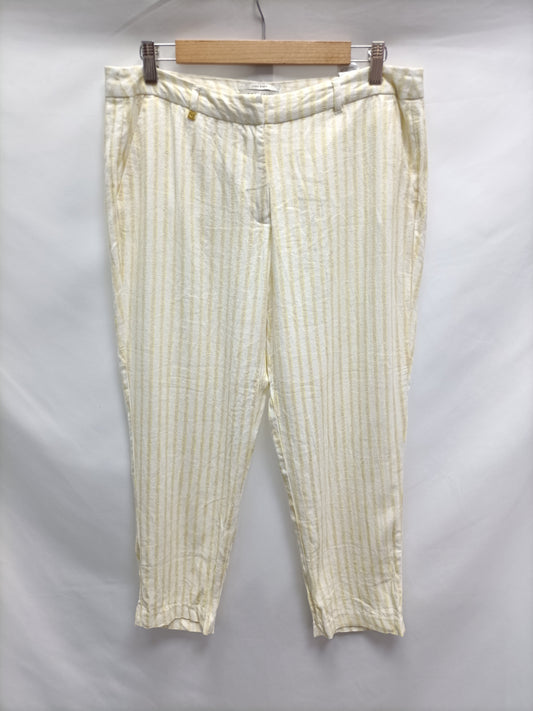 CORTEFIEL. Striped linen trousers, size 42
