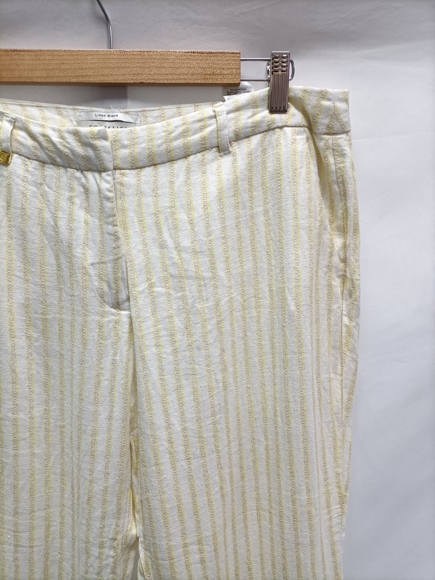 CORTEFIEL. Striped linen trousers, size 42