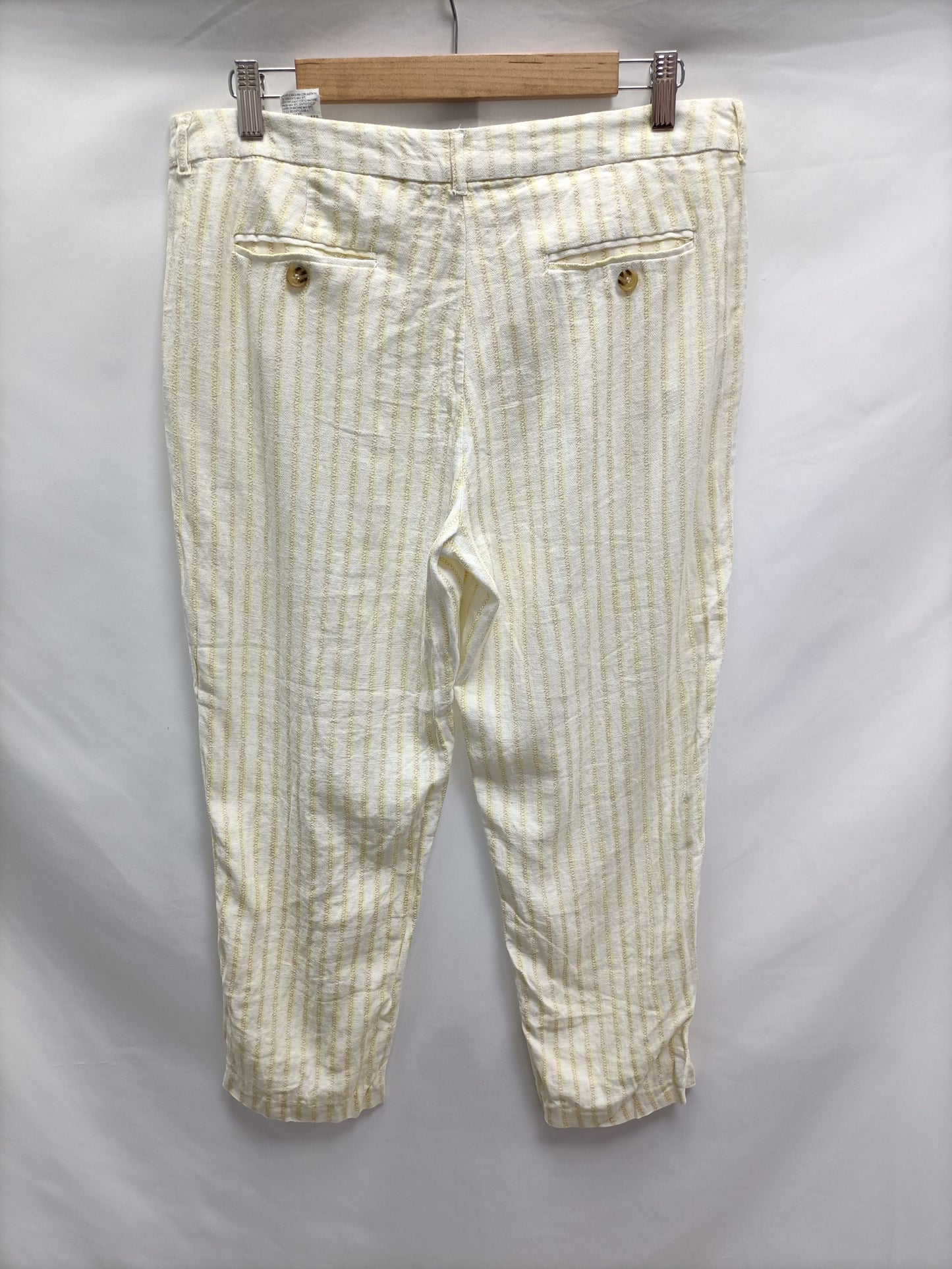 CORTEFIEL. Striped linen trousers, size 42