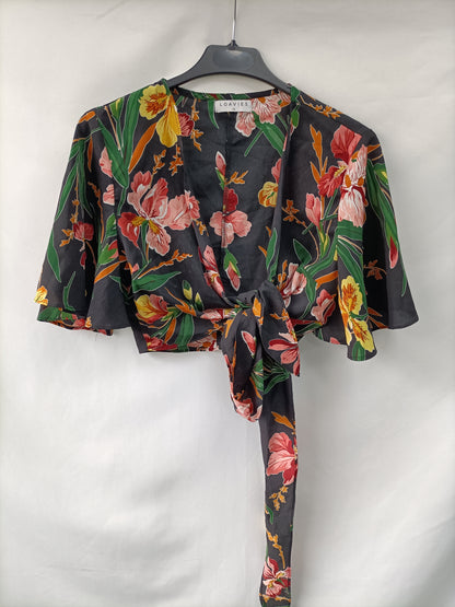 LOAVIES.Total look croptop y palazzo T.XS