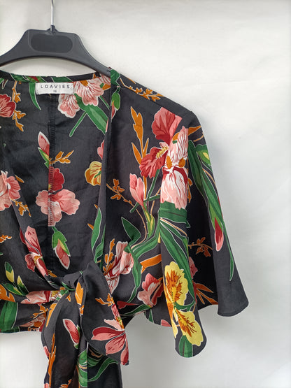 LOAVIES.Total look croptop y palazzo T.XS