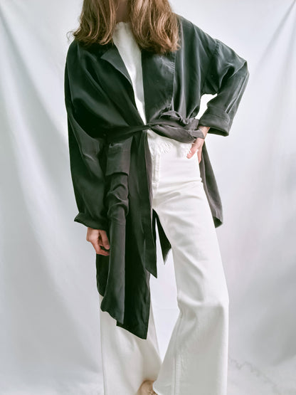 MED WINDS. Chaqueta gris suave T.u(m)