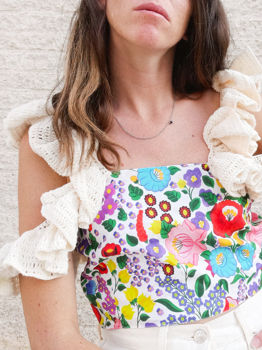 MOCHI.Top doble textura T.M