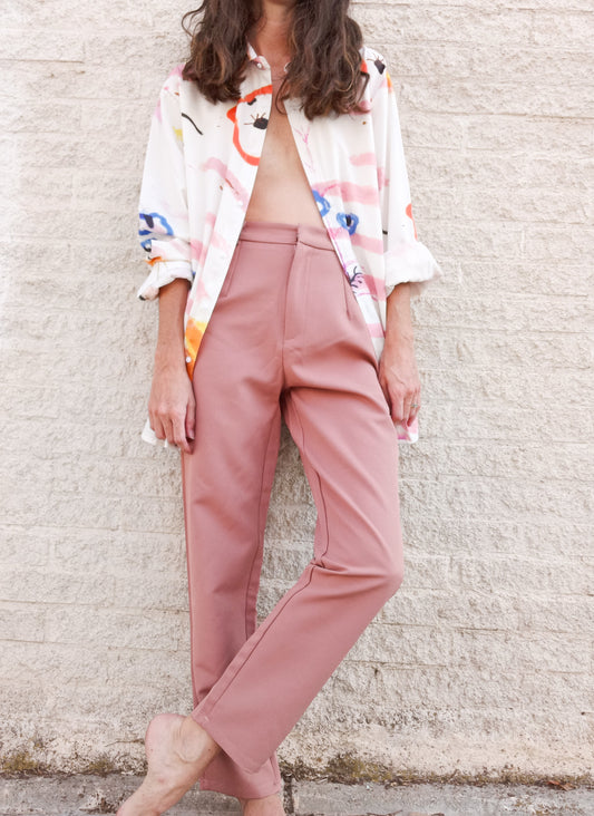 SHEIN.Blusa oversized estampada T.M