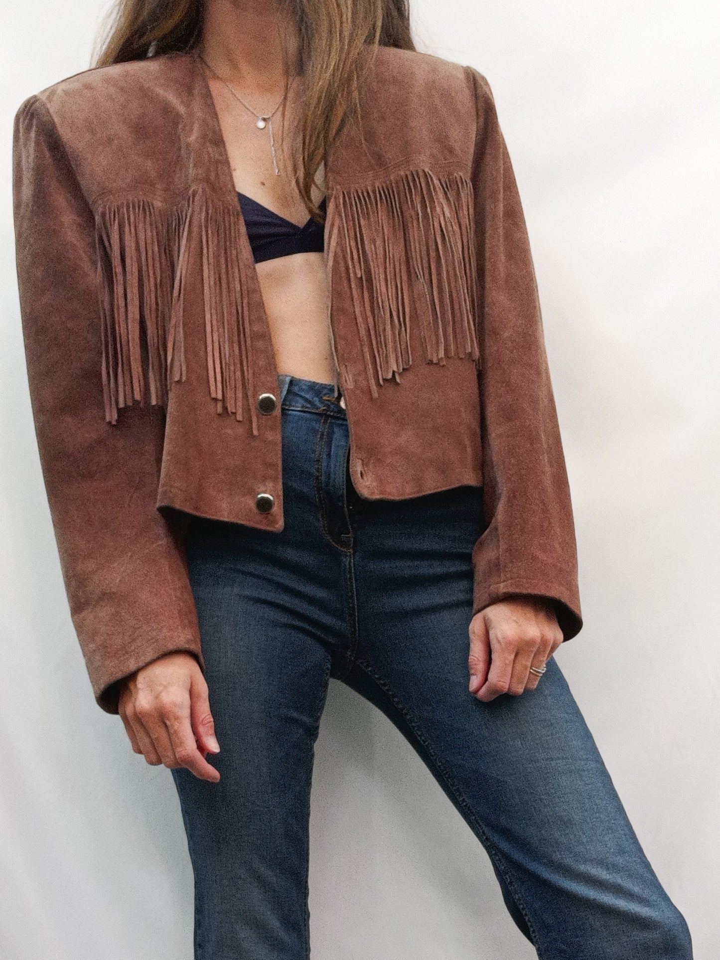 MONEO. Chaqueta piel vintage T.40(s/m)