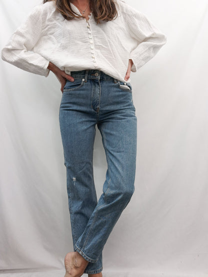 ZARA.Pantalones vaqueros slouchy T.34
