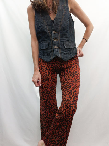 BLANCO. Chaleco denim T.38