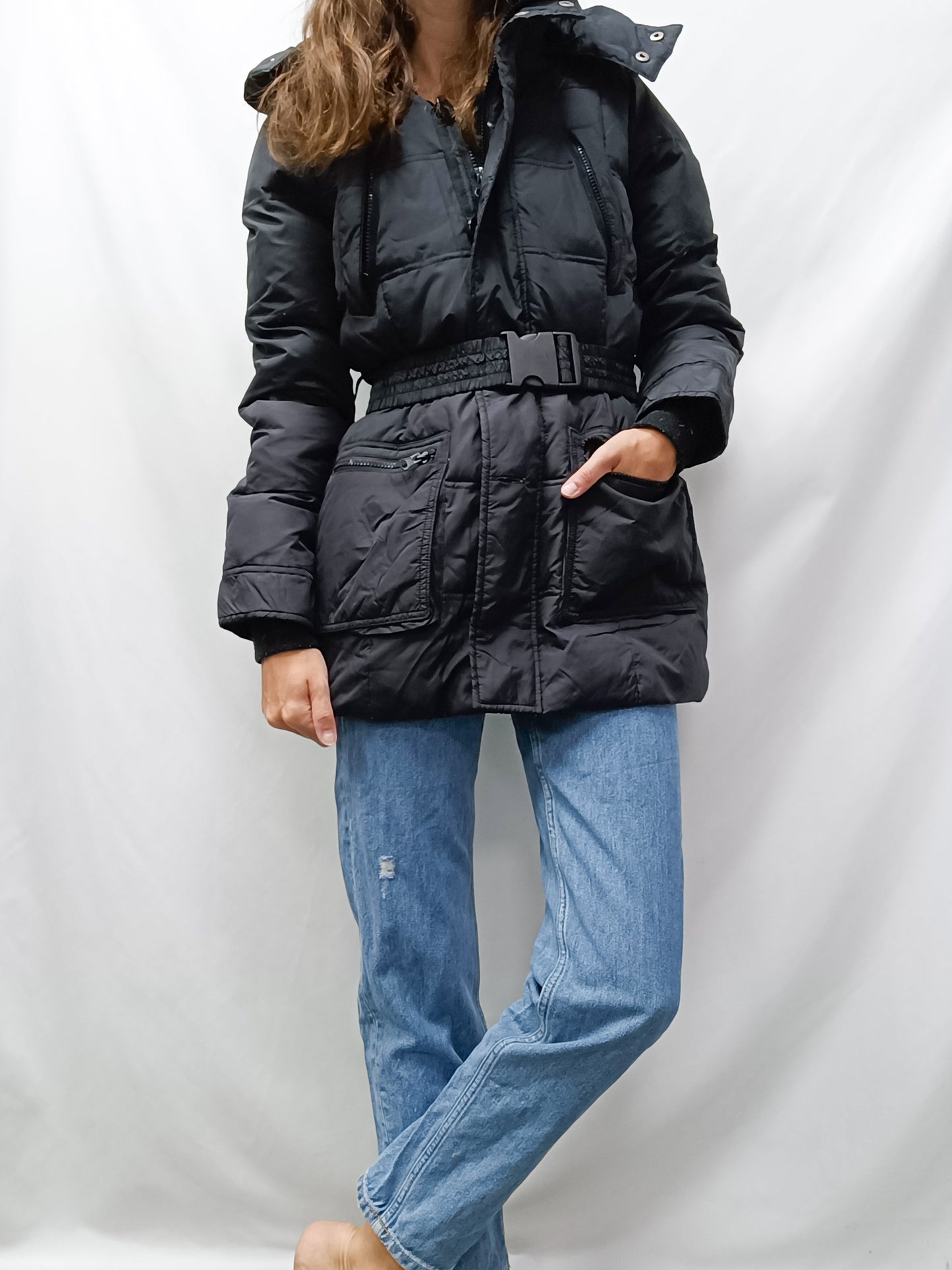 ONLY. Plumas azul T.s