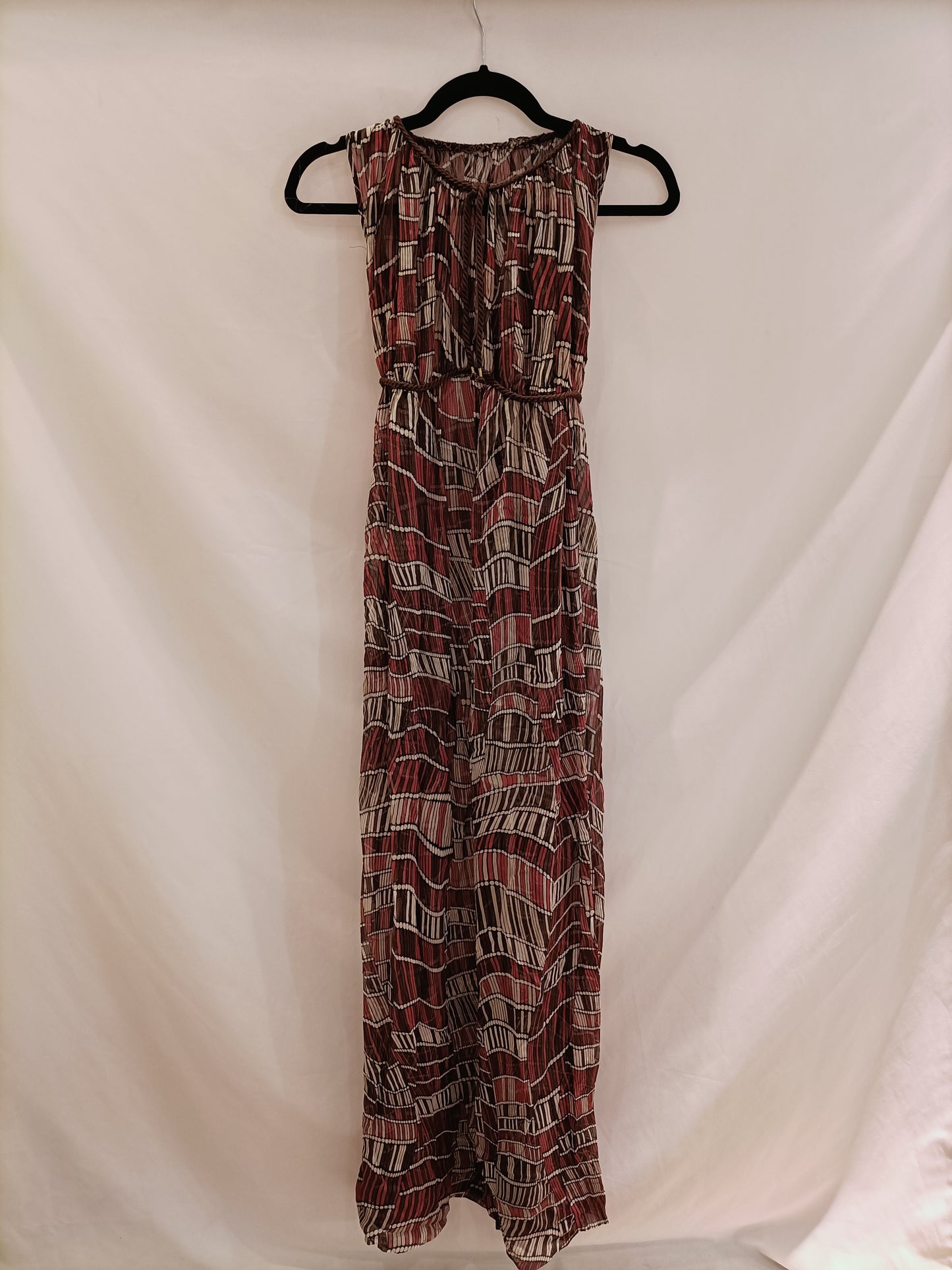 OTRAS. Vestido largo estampado T.u (m)