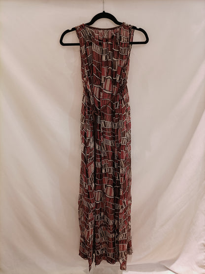 OTRAS. Vestido largo estampado T.u (m)