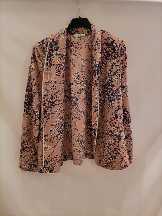 SCARLET ROOS. Chaqueta fina estampada T.3(L)