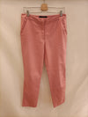 ZARA. pantalón chino rosaT.40