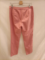 ZARA. pantalón chino rosaT.40