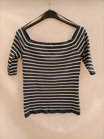 ZARA. Top rayas marineras T.xl