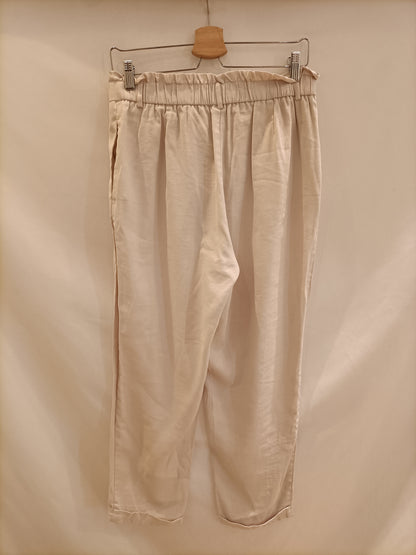 ZARA. Fluid beige pantsT.l