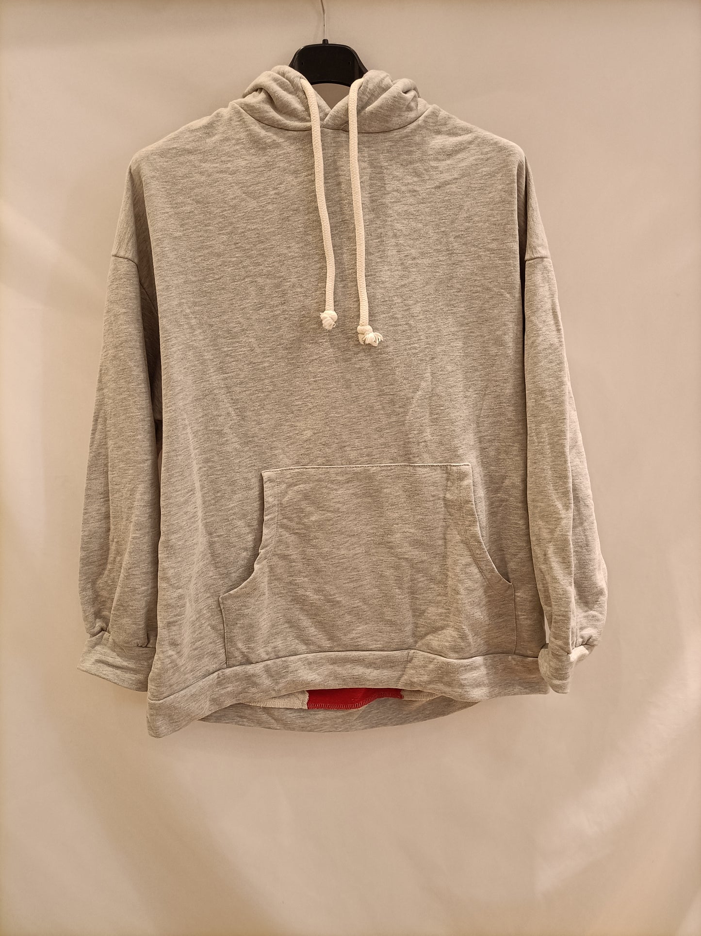 ZARA. Sudadera gris oversized T.m