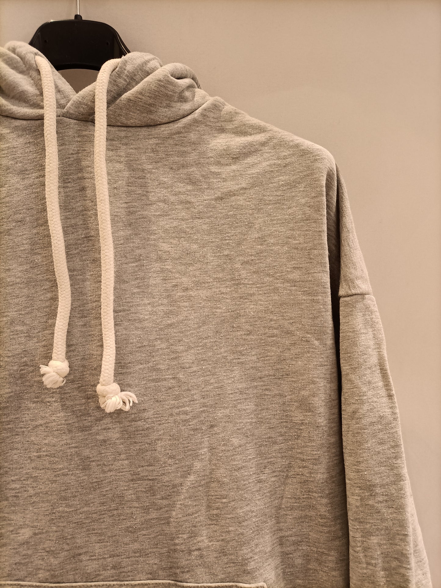 ZARA. Sudadera gris oversized T.m