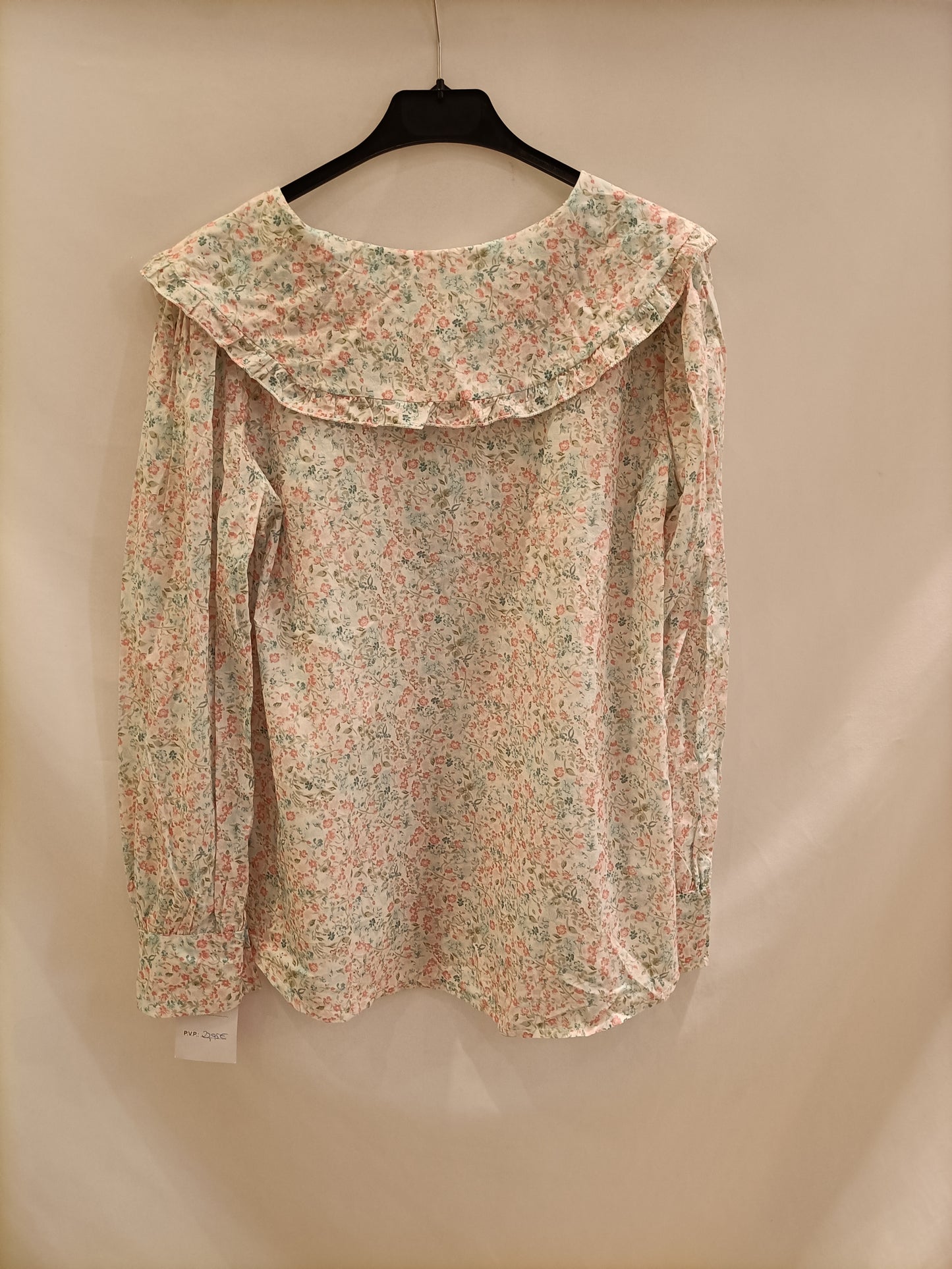 OTRAS. Blusa flores cuello bebé T.u(s/m)
