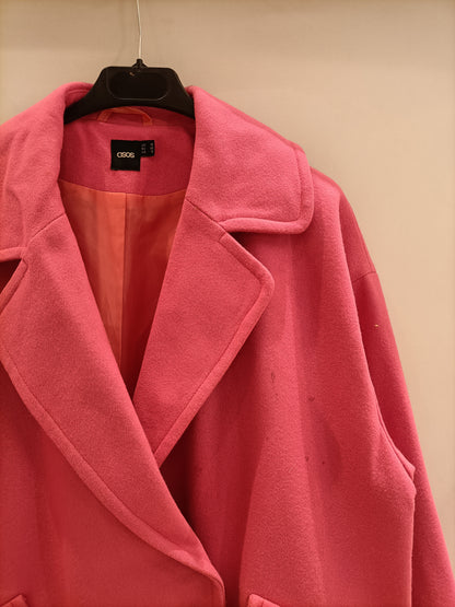 ASOS. Oversized pink cloth coat S.38 (tara)