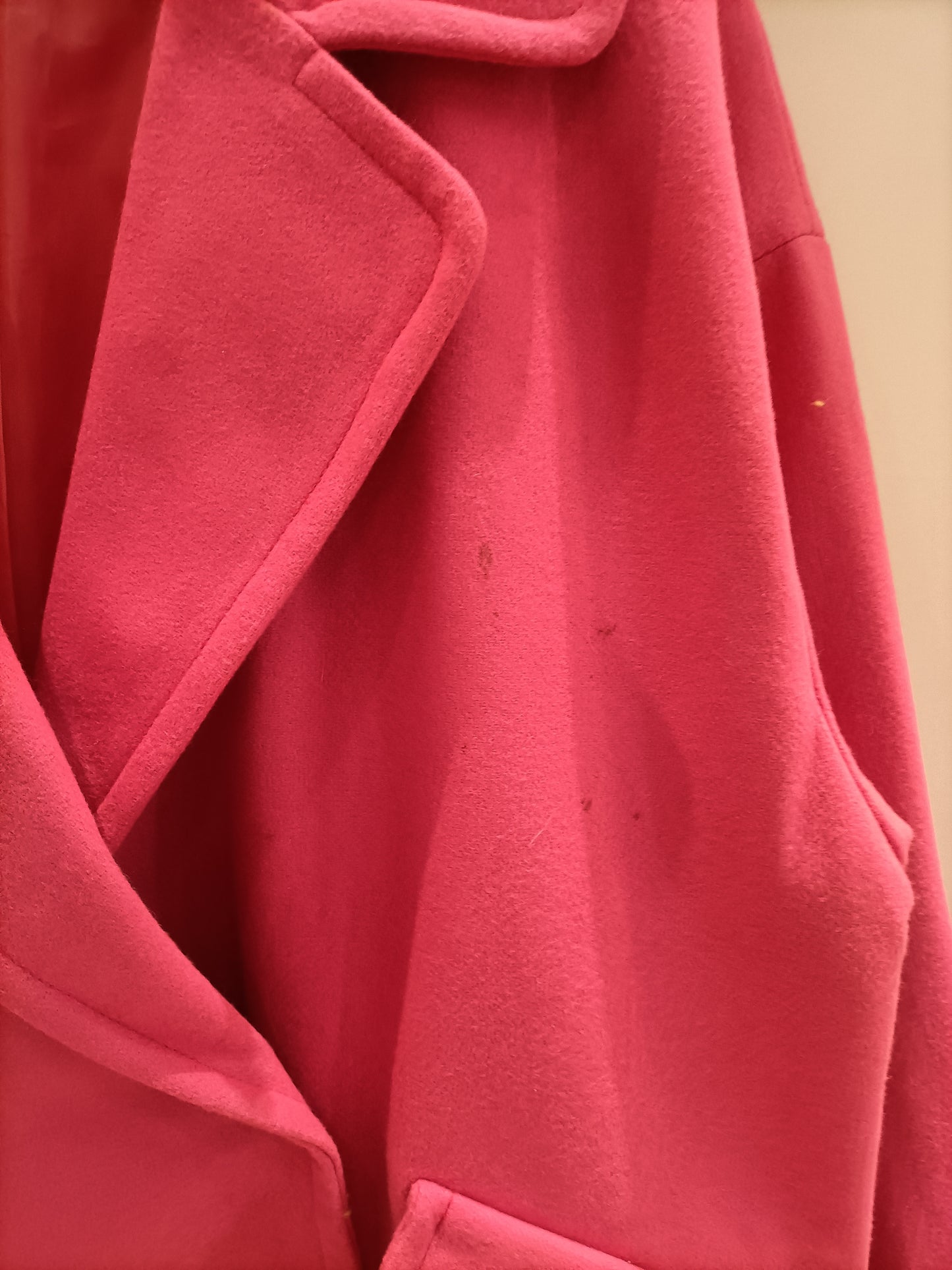 ASOS. Oversized pink cloth coat S.38 (tara)