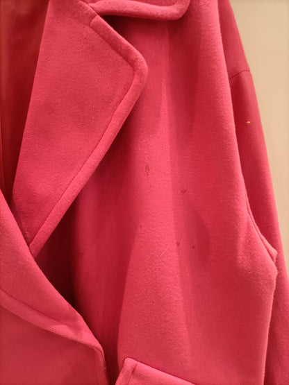 ASOS. Oversized pink cloth coat S.38 (tara)