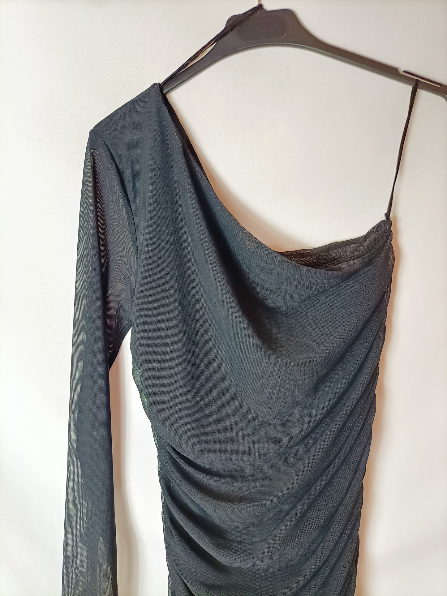 ZARA.Black tulle dress Tm