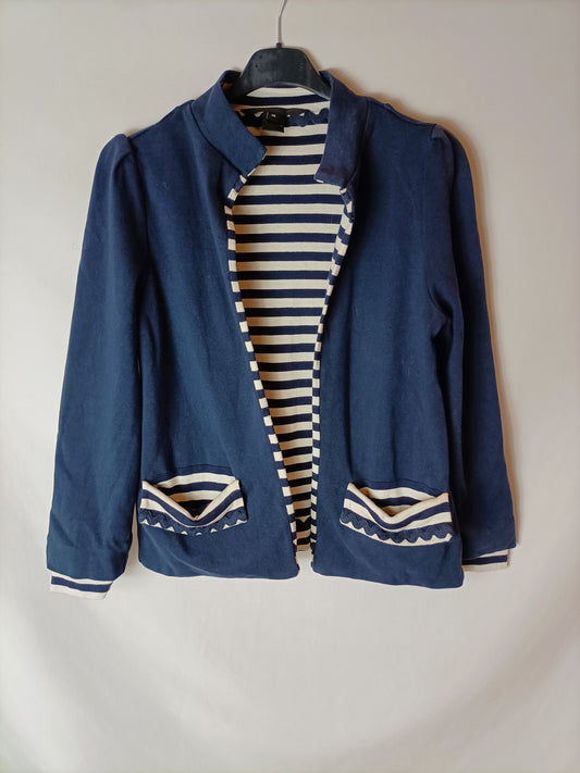 MARC JACOBS. Chaqueta azul marinera T.xs
