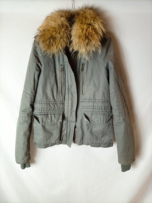 ZADIG&VOLTAIRE. Parka gris. T M (tara)