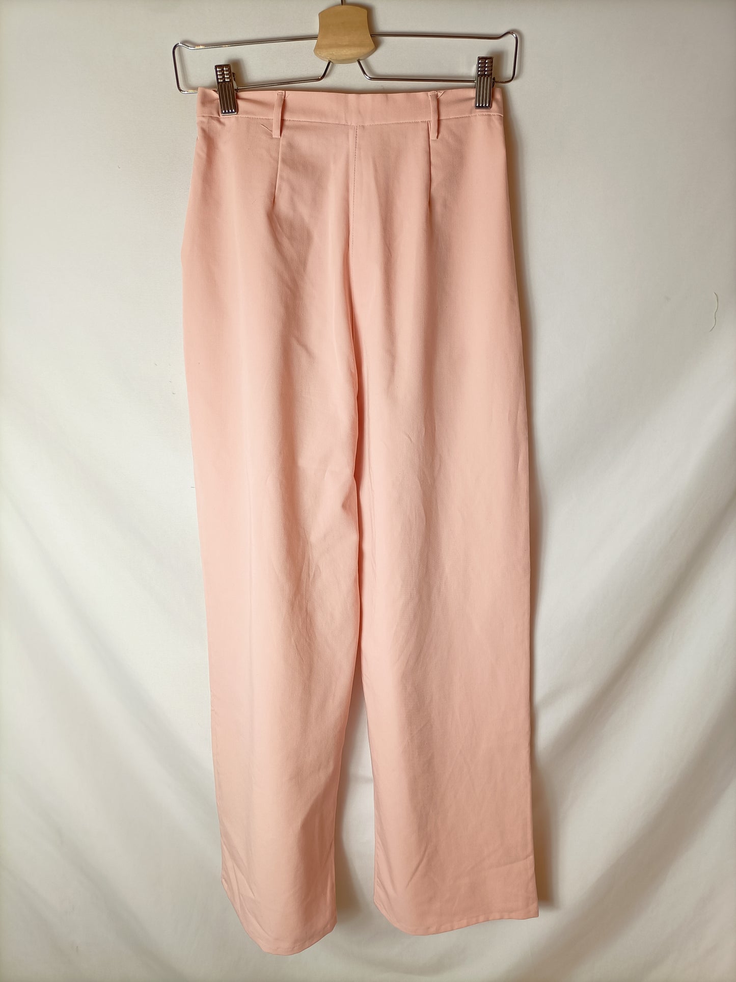 PULL&amp;BEAR. Pink wide-leg trousers, size 32