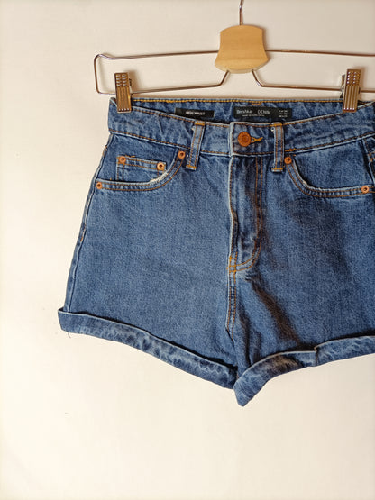 BERSHKA. Denim shorts size 34