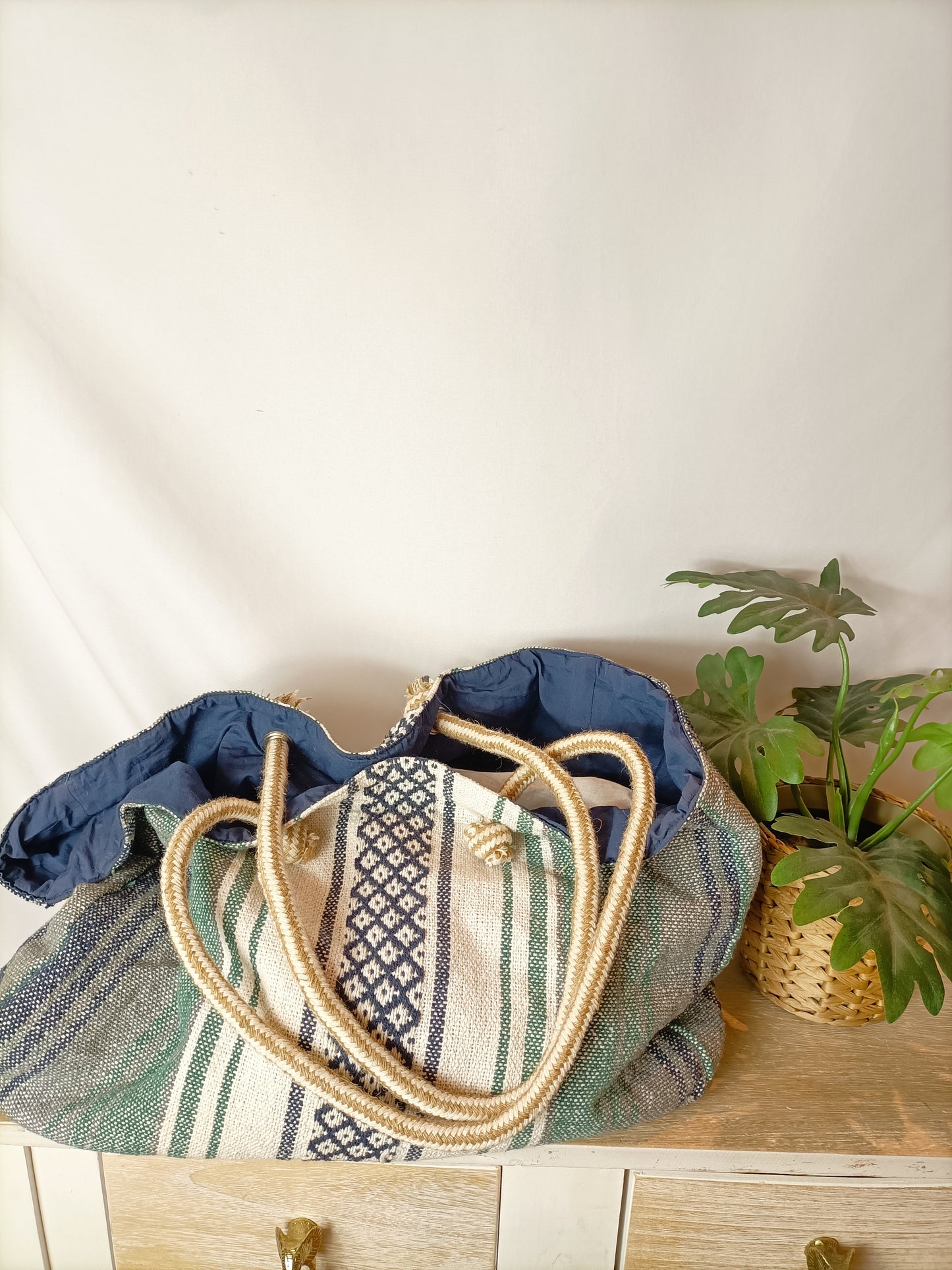 NATURA. Bolso tela étnico