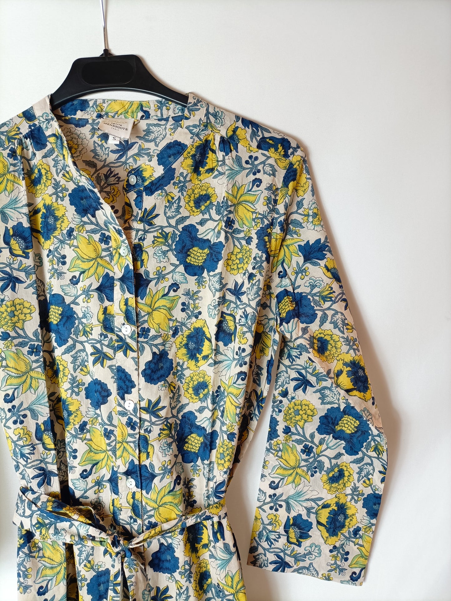 JOLIE JOLIE. Vestido midi camisero estampado. T S