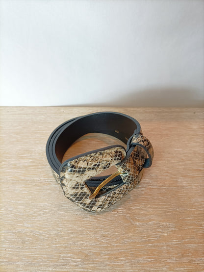 ZARA. Animal print belt. Size 85