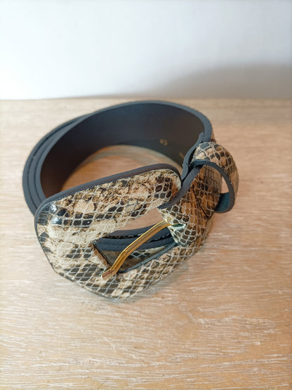 ZARA. Animal print belt. Size 85