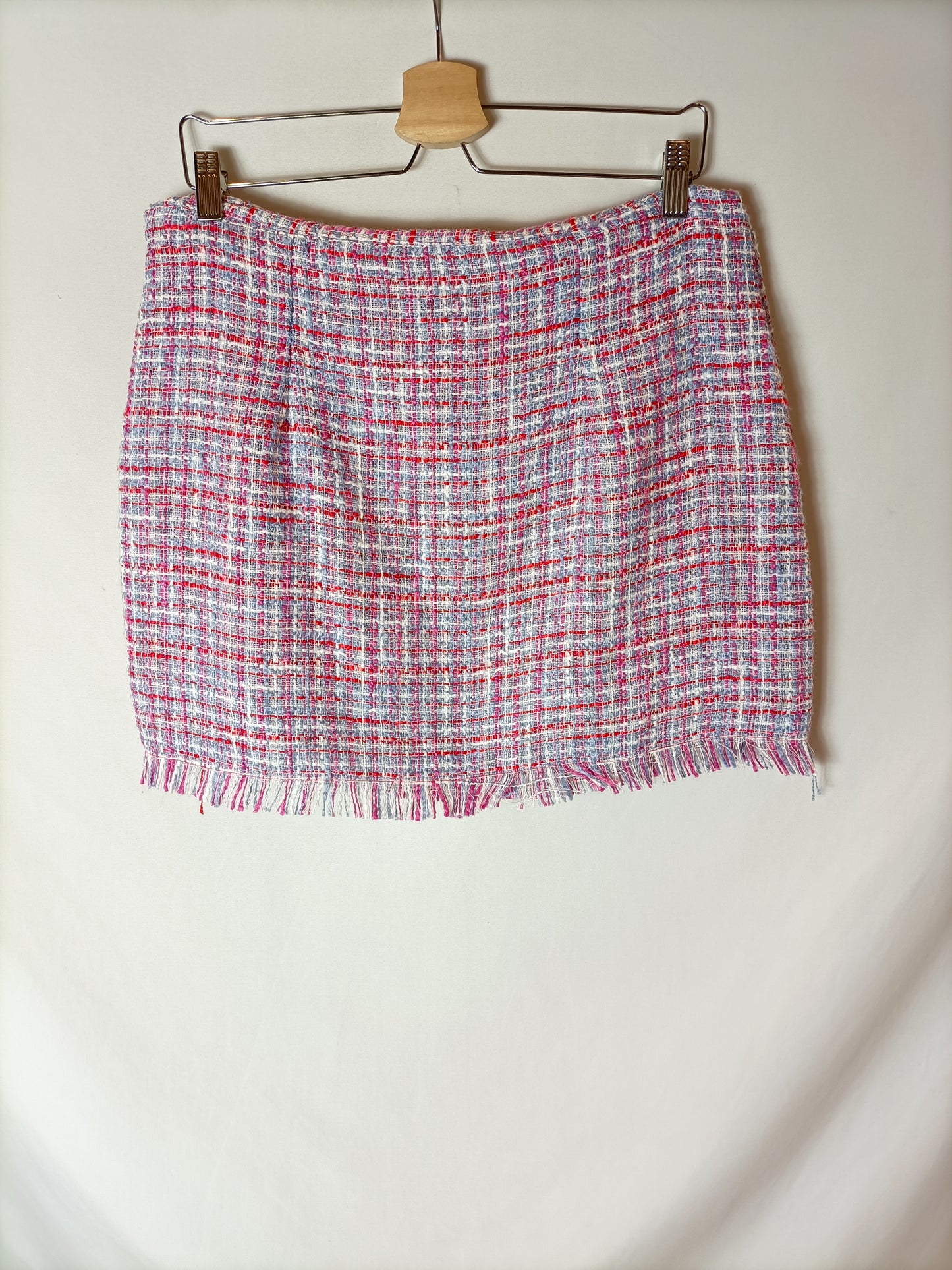 ZARA. Short tweed skirt, size XL