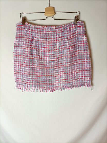 ZARA. Short tweed skirt, size XL