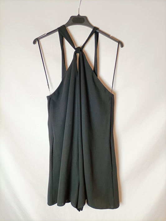 ZARA. Mono corto negro T.l