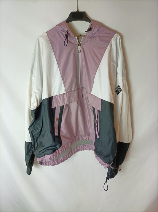 HOLLISTER. Two-tone windbreaker, size XL