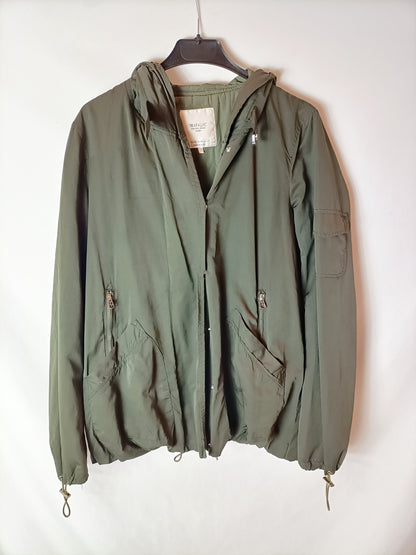 ZARA. Parka verde fina T.m (copia)