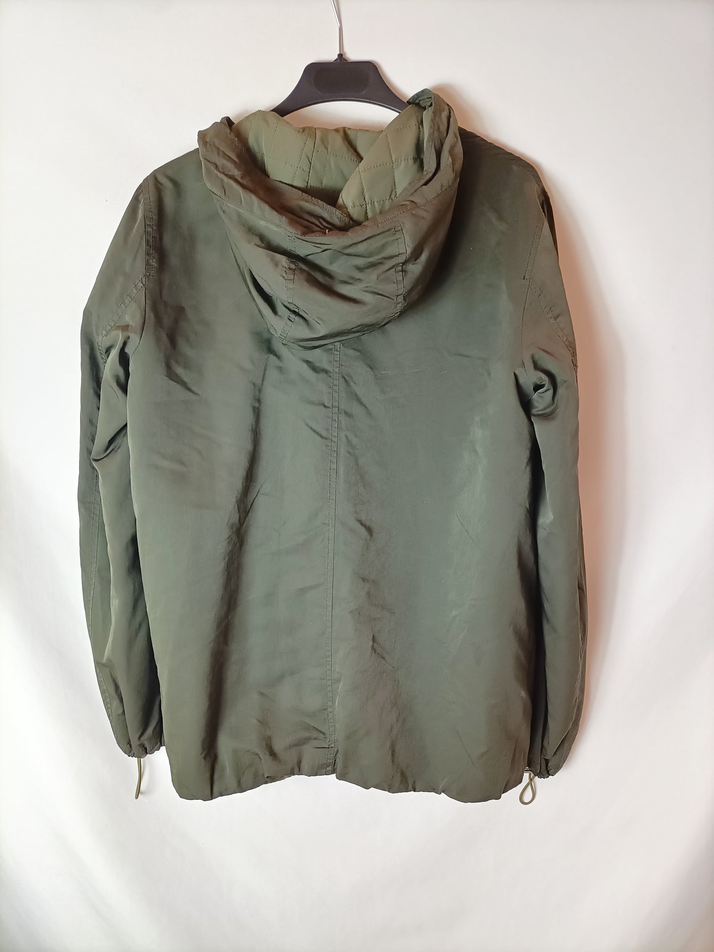 ZARA. Parka verde fina T.m (copia)