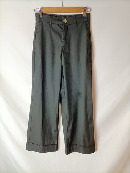 ZARA. Pantalón culotte negro. T XS