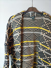 H&M. Cárdigan textura estilo kimono. T XS