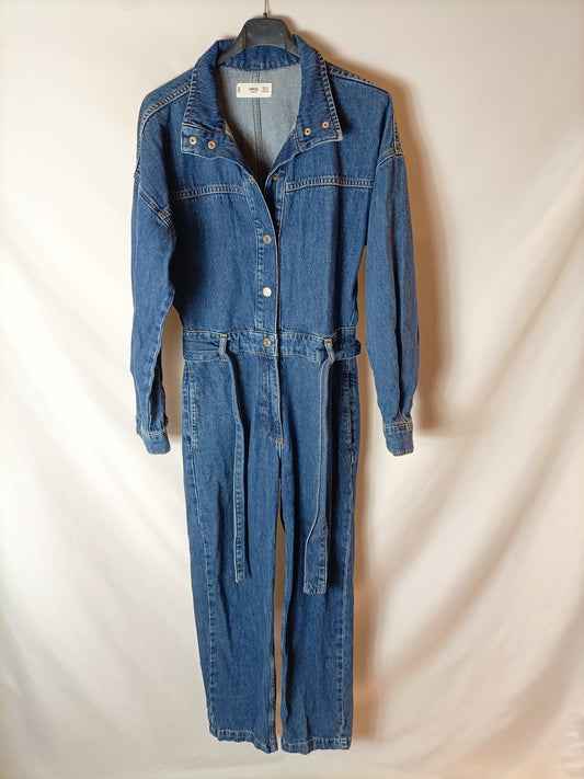 MANGO. Mono largo denim T.s