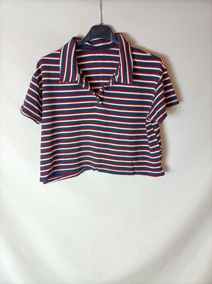 OTRAS. Top rayas azules y rojos T.u(m)