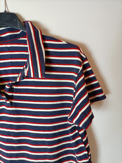 OTRAS. Top rayas azules y rojos T.u(m)