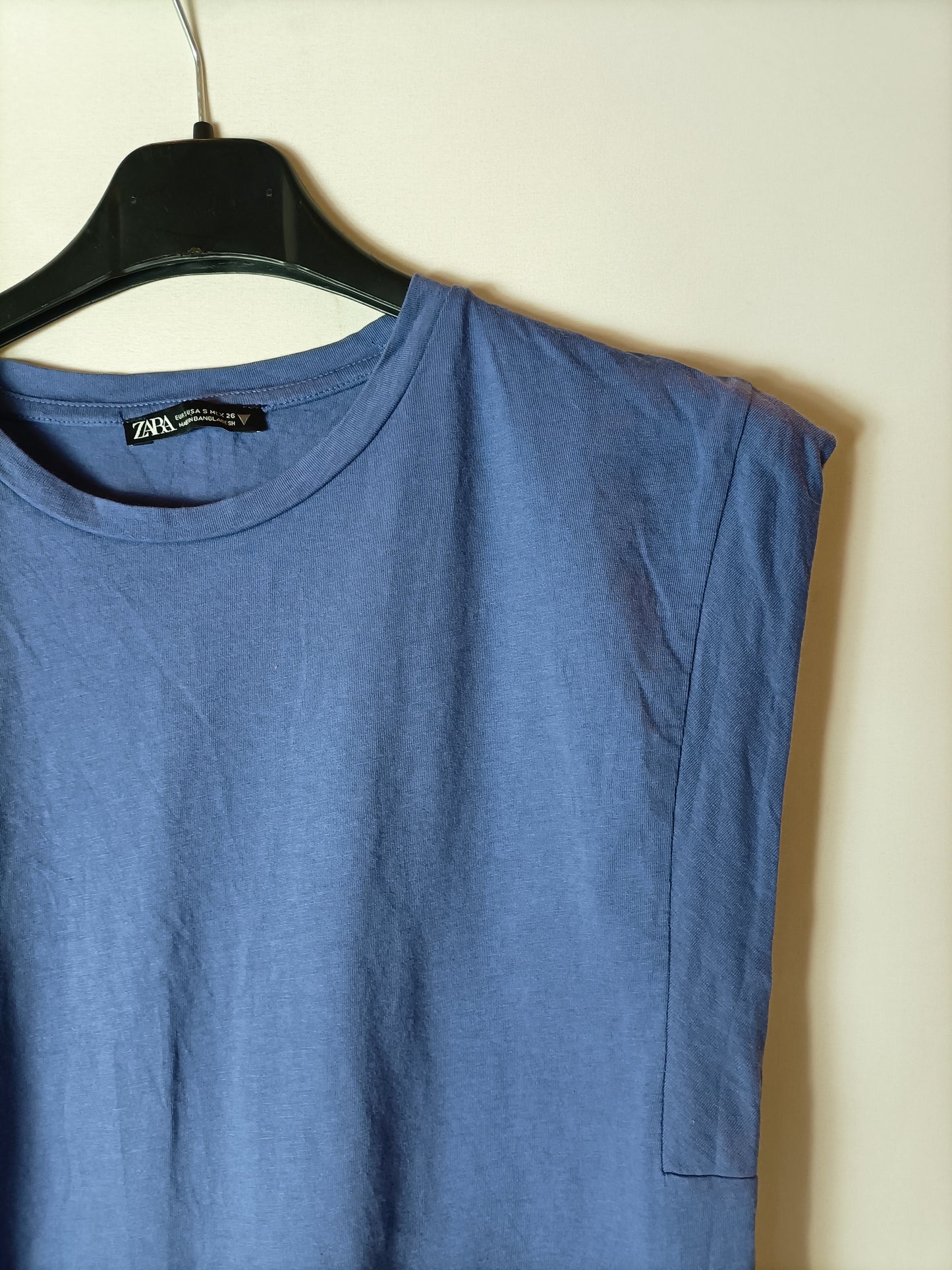 ZARA. Top azul T.s