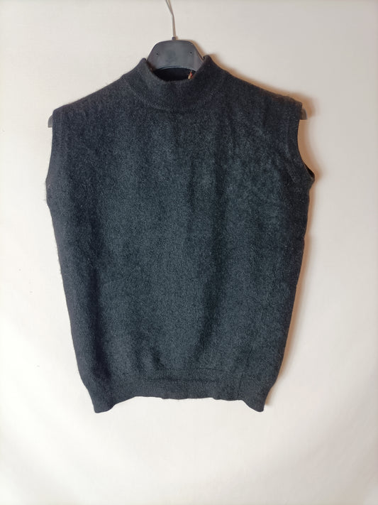 PRINGLE OF SCOTLAND. Top negro cachemir t. M