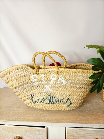 OTRAS. Capazo borlas mediano